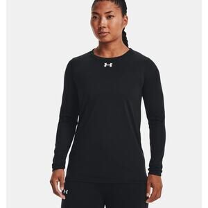 NWT Under Armour Women's UA Tech Team Long Sleeve in Black size Large